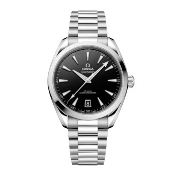 ساعة أوميغا سيماستر باللون الأسود للرجال