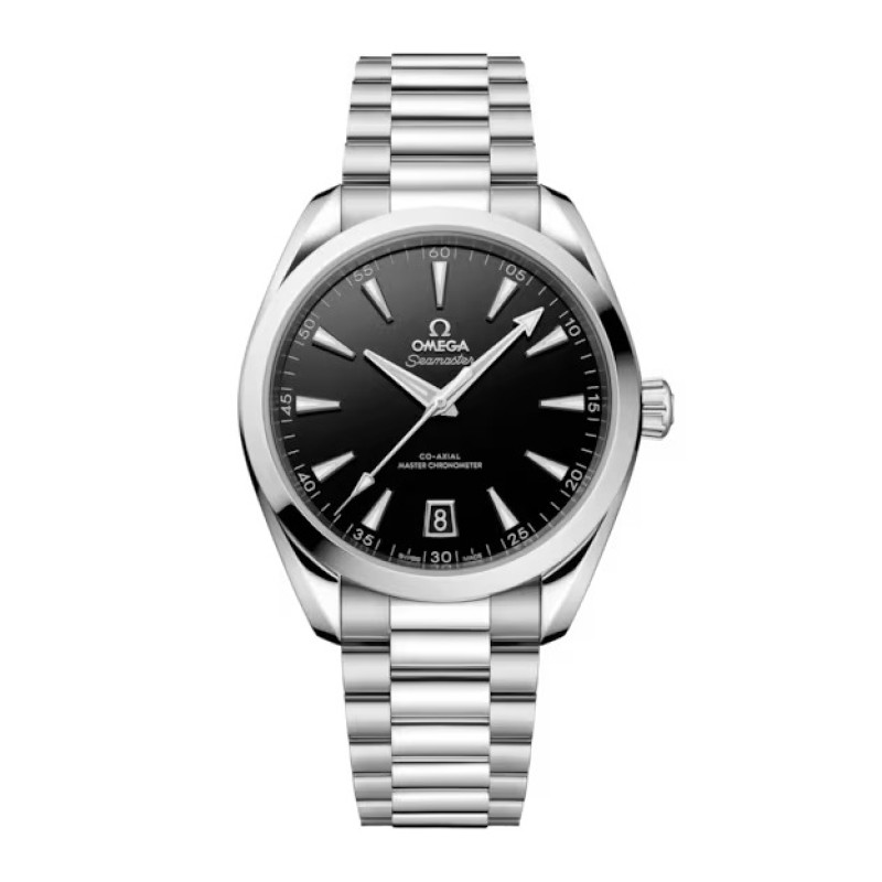 ساعة أوميغا سيماستر باللون الأسود للرجال