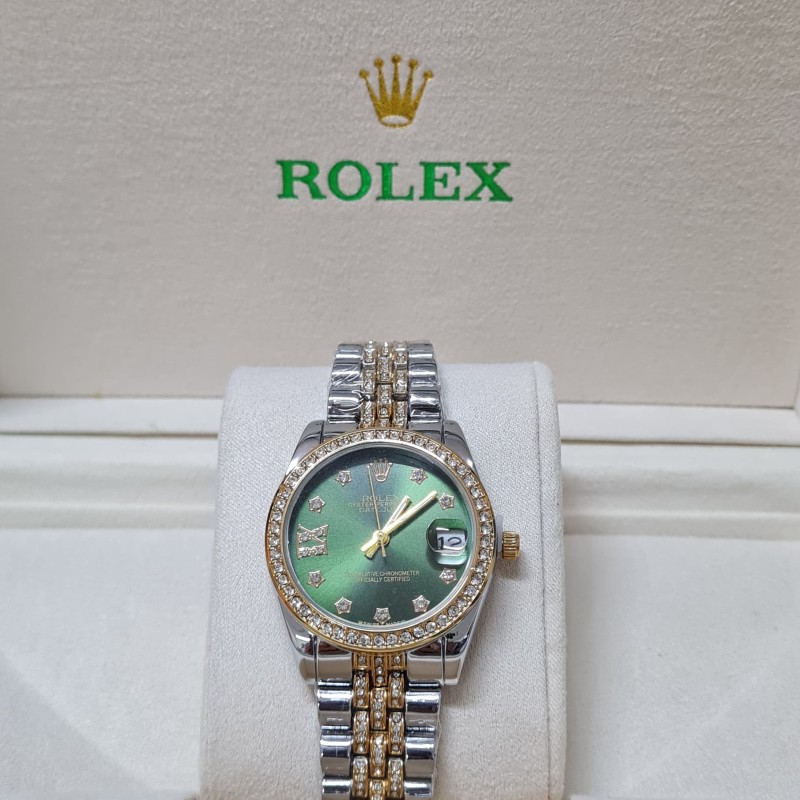 رولكس ديت جست الخضراء النسائية