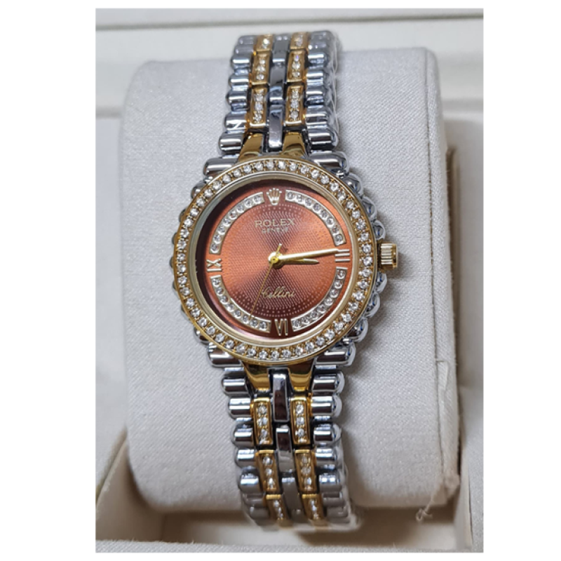 Rolex Caliber Women's Luxury Crystal Watch