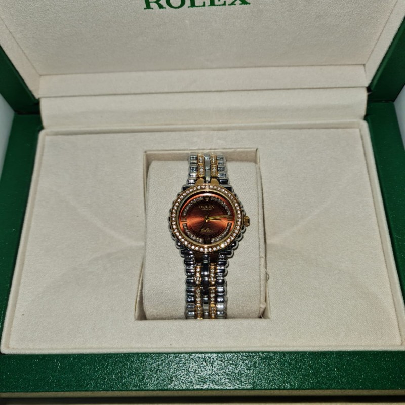 Rolex Caliber Women's Luxury Crystal Watch