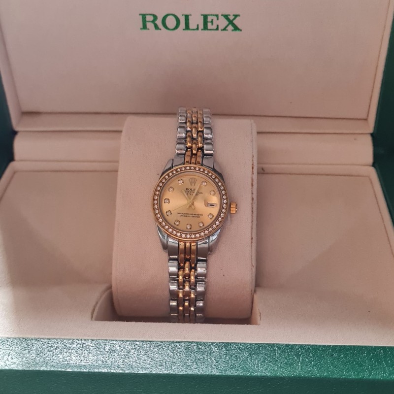 رولكس ديت جست الذهبية النسائية